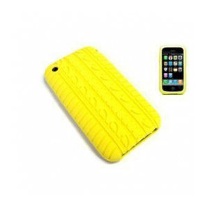 Apple iPhone 3G/3GS Keltainen Rengas Suoja