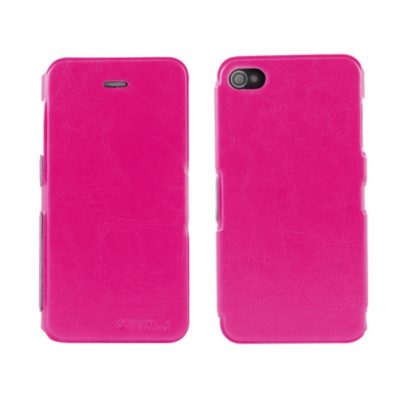 Apple iPhone 4 / 4S Ohut Läppäkuori Pinkki
