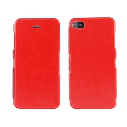 Apple iPhone 4 / 4S Ohut Läppäkuori Punainen