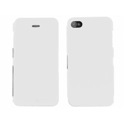 Apple iPhone 4 / 4S Ohut Läppäkuori Valkoinen