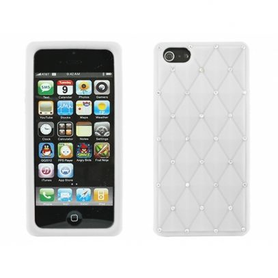 Apple iPhone 5 / 5S Timantti Kuori Valkoinen