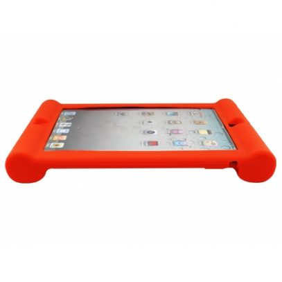 Apple iPad 2, 3, 4 Silikoonisuoja Punainen