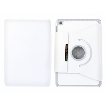Apple iPad Mini 360° Kääntyvä Jalusta Kotelo Valkoinen