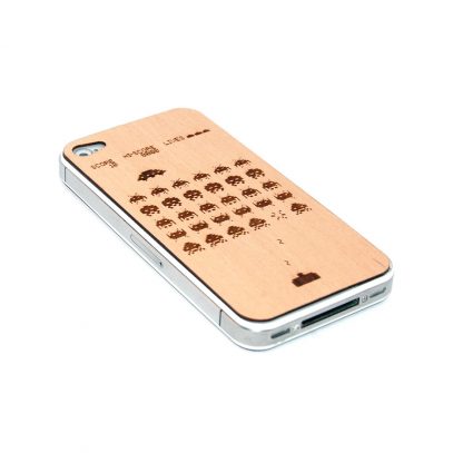Apple iPhone 4 / 4S Space Invaders Puukuori