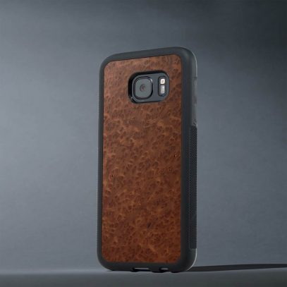 Samsung Galaxy S7 Suojakuori Carved Punapuu Pahka