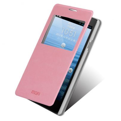 Huawei Ascend G700 Vaaleanpunainen Ikkuna Kotelo
