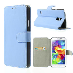 Samsung Galaxy S5 Sininen Läppä Suojakotelo