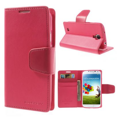 Samsung Galaxy S4 Pinkki Sonata Lompakkokotelo