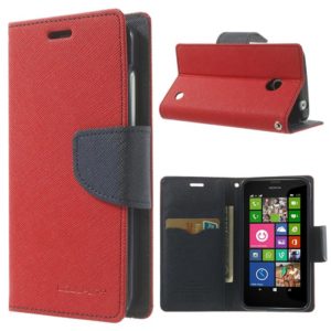 Nokia Lumia 630 / 635 Punainen Fancy Lompakkokotelo