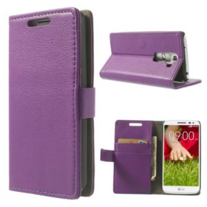 LG G2 Mini Violetti Lompakkokotelo Suoja