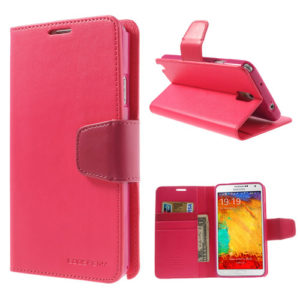 Samsung Galaxy Note 3 Pinkki Sonata Lompakkokotelo