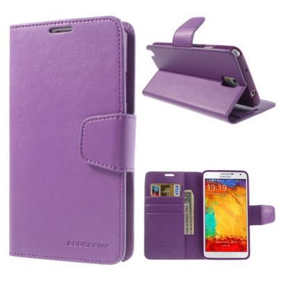 Samsung Galaxy Note 3 Violetti Sonata Lompakkokotelo