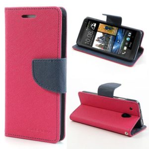 HTC One Mini Pinkki Fancy Lompakko Suojakotelo