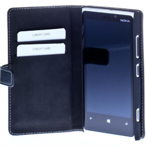 Nokia Lumia 920 Musta Insmat Nahkakotelo