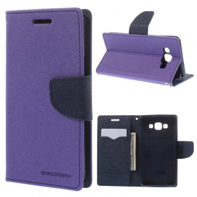 Samsung Galaxy A5 Violetti Fancy Lompakkokotelo