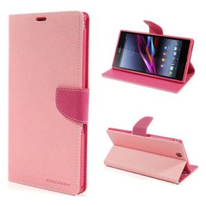 Sony Xperia Z Ultra Vaaleanpunainen Fancy Kotelo