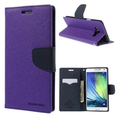Samsung Galaxy A7 Suojakotelo Violetti Fancy