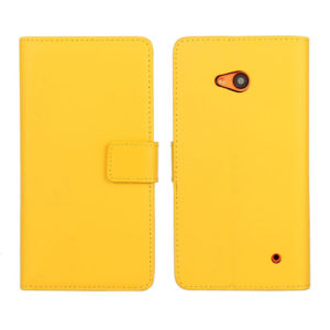 Microsoft Lumia 640 LTE Nahkakotelo Keltainen