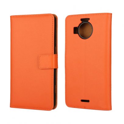 Microsoft Lumia 950 XL Nahkakotelo Oranssi