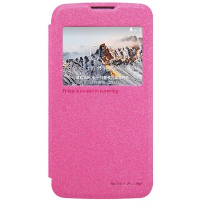 LG K4 4G Suojakuori Nillkin Sparkle Pinkki