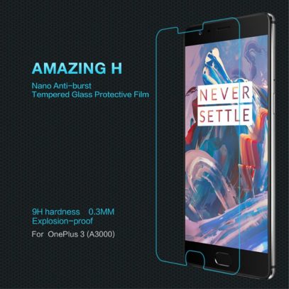 OnePlus 3 Lasinen Näytönsuoja Nillkin Amazing H