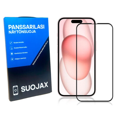 Apple iPhone 15 SUOJAX Panssarilasi Näytönsuoja