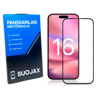 Apple iPhone 16 SUOJAX Panssarilasi Näytönsuoja