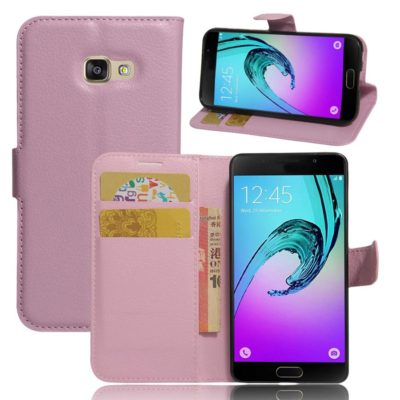 Samsung Galaxy A3 (2017) Lompakkokotelo Vaaleanpunainen