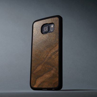 Samsung Galaxy S6 Edge Suojakuori Carved Pähkinä Pahka