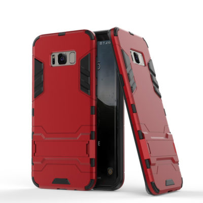 Samsung Galaxy S8 Suojakuori 2-osainen Punainen