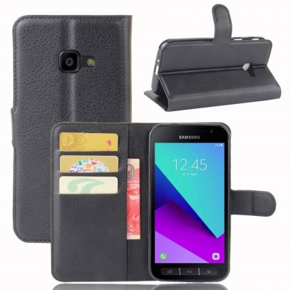 Samsung Galaxy Xcover 4 Lompakkokotelo Musta