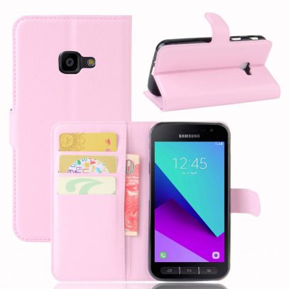 Samsung Galaxy Xcover 4 Lompakkokotelo Vaaleanpunainen