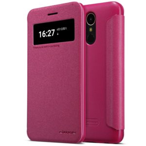 LG K10 (2017) Kotelo Nillkin Sparkle Pinkki