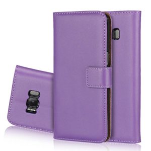 Samsung Galaxy S8 Kotelo Violetti Nahka