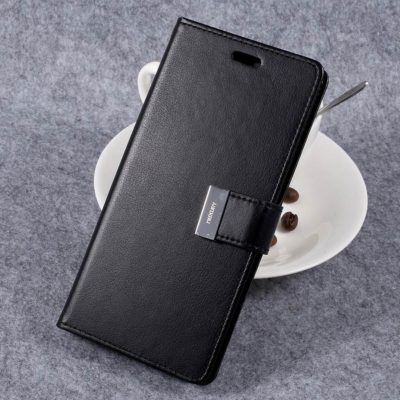 Samsung Galaxy S8+ Kotelo Rich Diary Musta