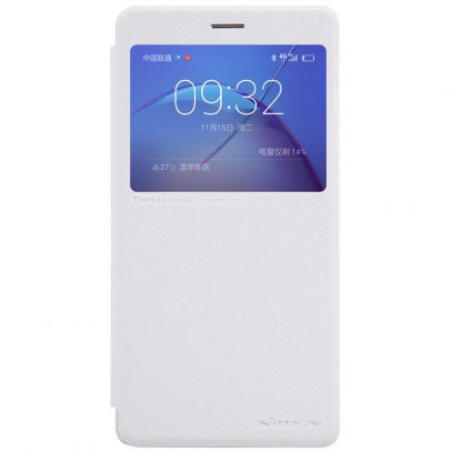 Huawei Honor 6X Kotelo Nillkin Sparkle Valkoinen