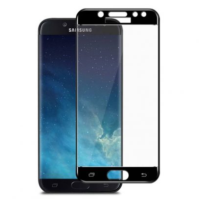 Samsung Galaxy J5 (2017) Täysin Peittävä Suojalasi Musta