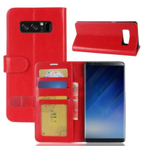 Samsung Galaxy Note 8 Lompakkokotelo Punainen