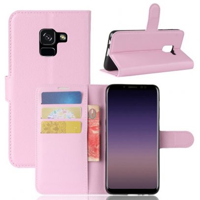 Samsung Galaxy A8 (2018) Suojakotelo Vaaleanpunainen