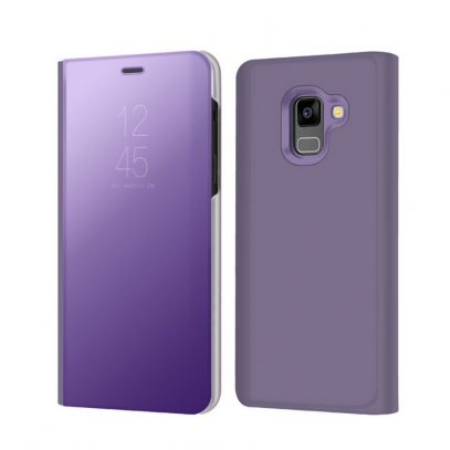 Samsung Galaxy A8 (2018) Kotelo Peilipinta Violetti