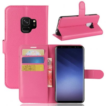 Samsung Galaxy S9 Kotelo Pinkki Lompakko