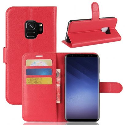 Samsung Galaxy S9 Kotelo Punainen Lompakko