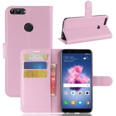 Huawei P Smart Lompakkokotelo Vaaleanpunainen