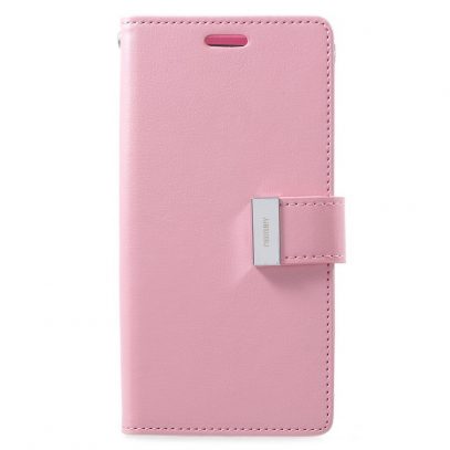 Samsung Galaxy S9 Kotelo Rich Diary Vaaleanpunainen