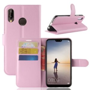Huawei P20 Lite Lompakkokotelo Vaaleanpunainen