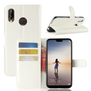 Huawei P20 Lite Lompakkokotelo Valkoinen
