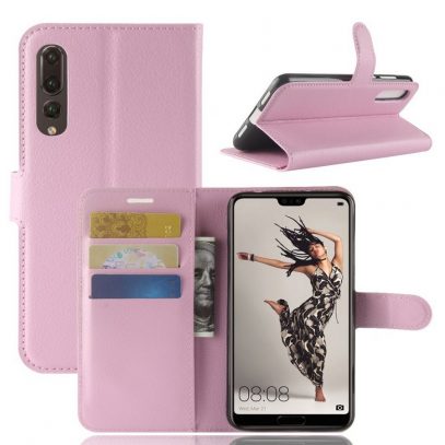 Huawei P20 Pro Suojakotelo Vaaleanpunainen Lompakko