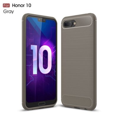 Huawei Honor 10 Suojakuori Hiilikuitu Harmaa