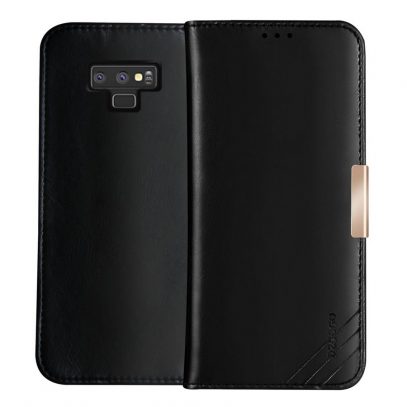Samsung Galaxy Note 9 Nahkakotelo DZGOGO Musta
