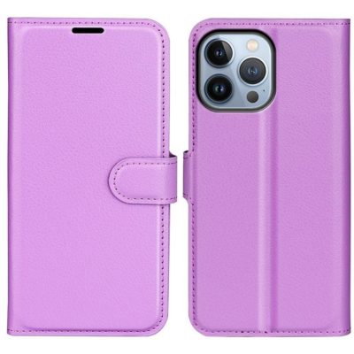 Apple iPhone 14 Pro Kotelo PU-Nahka Violetti